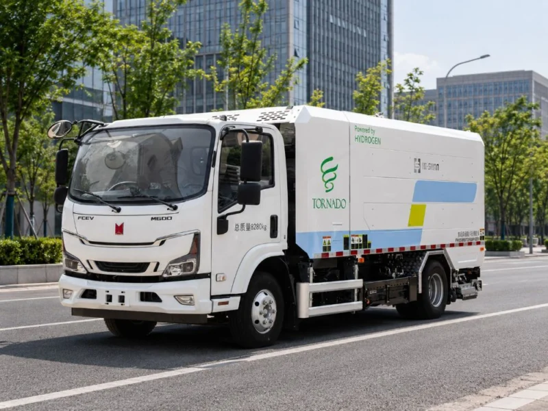 FHS5080TWQWFCEV 氢能源道路污染清除车